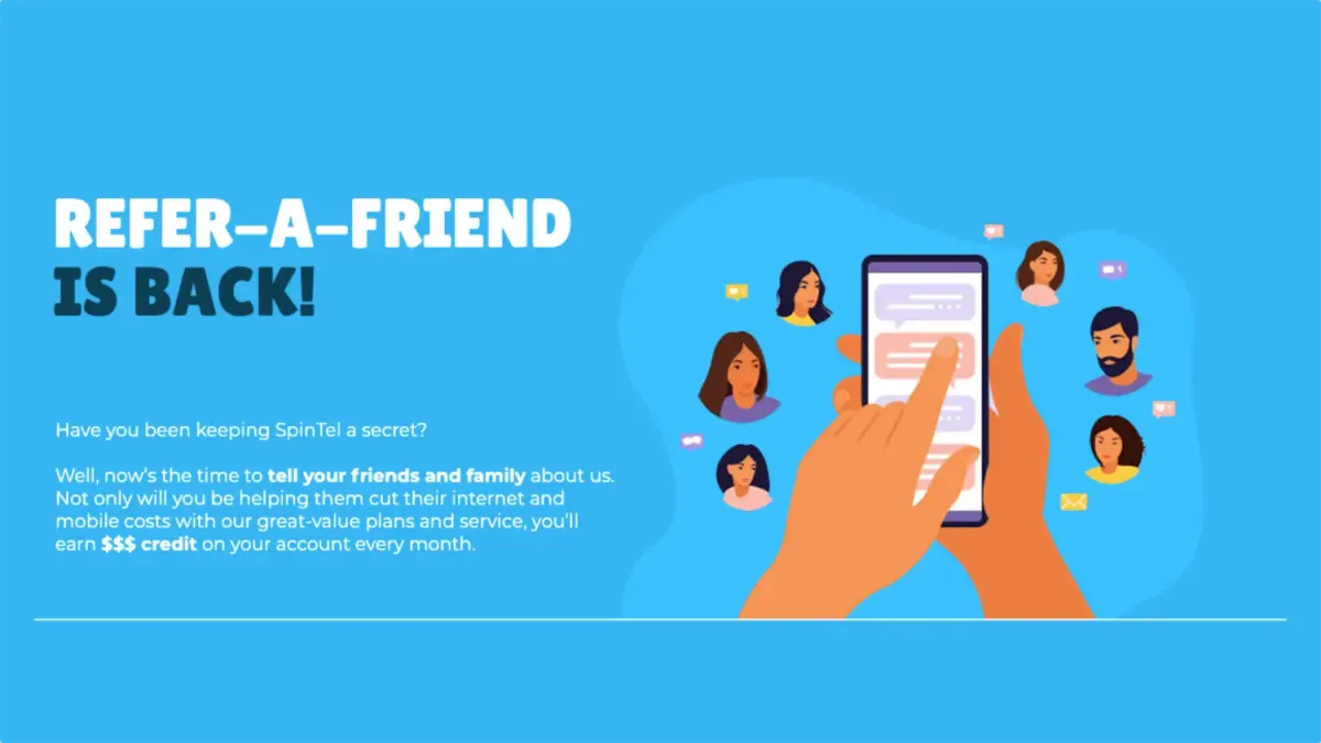 SpinTel’s revamped ‘Refer a Friend’ program promises to be Win-Win for Aussies